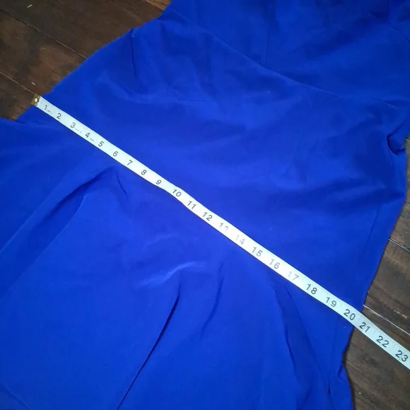 New Milly Italian Cady Kelly Mini Dress in Cobalt Blue Size 10 Fit n Flare $450 - Picture 9 of 13